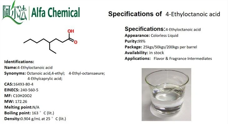 4-Ethyloctanoic Acid CAS NO: 16493-80-4