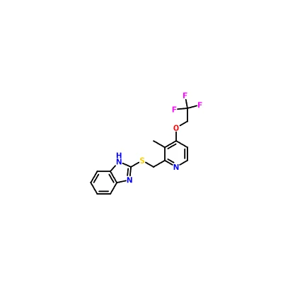 CAS 103577-40-8|2-[3-เมทิล-4-(2,2,2-ไตรฟลูออโรเอทอกซี)-2-ไพริดินิล]เมทิลไทโอ-1H-เบนซิมิดาโซล