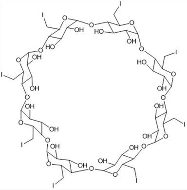CAS:168296-33-1|Octakis(6-ไอโอโด-6-deoxy)-gamma-cyclodextrin