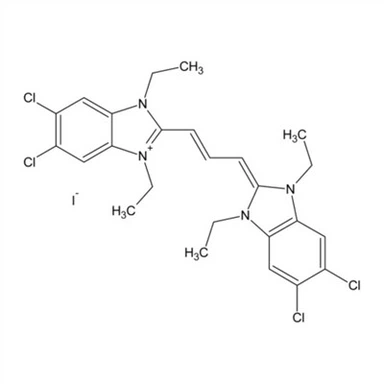 CAS:3520-43-2|5,5,6,6-เตตระคลอโร-1,1,3,3-tetraethylbenzimidazolylcarbocyanine ไอโอไดด์